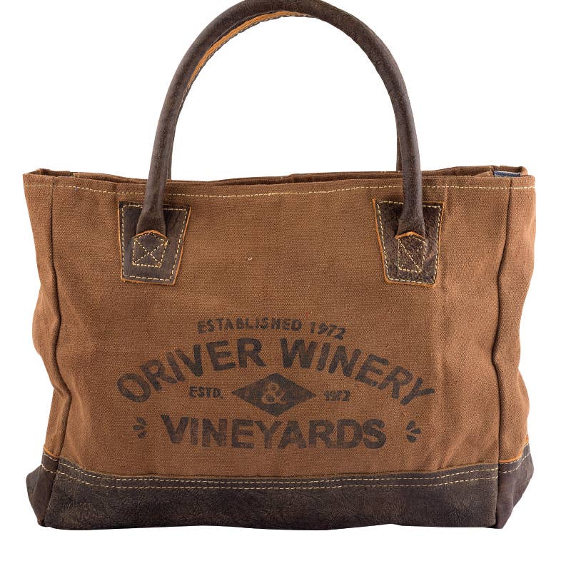 Clea Ray Canvas - Oriver Winery Tote