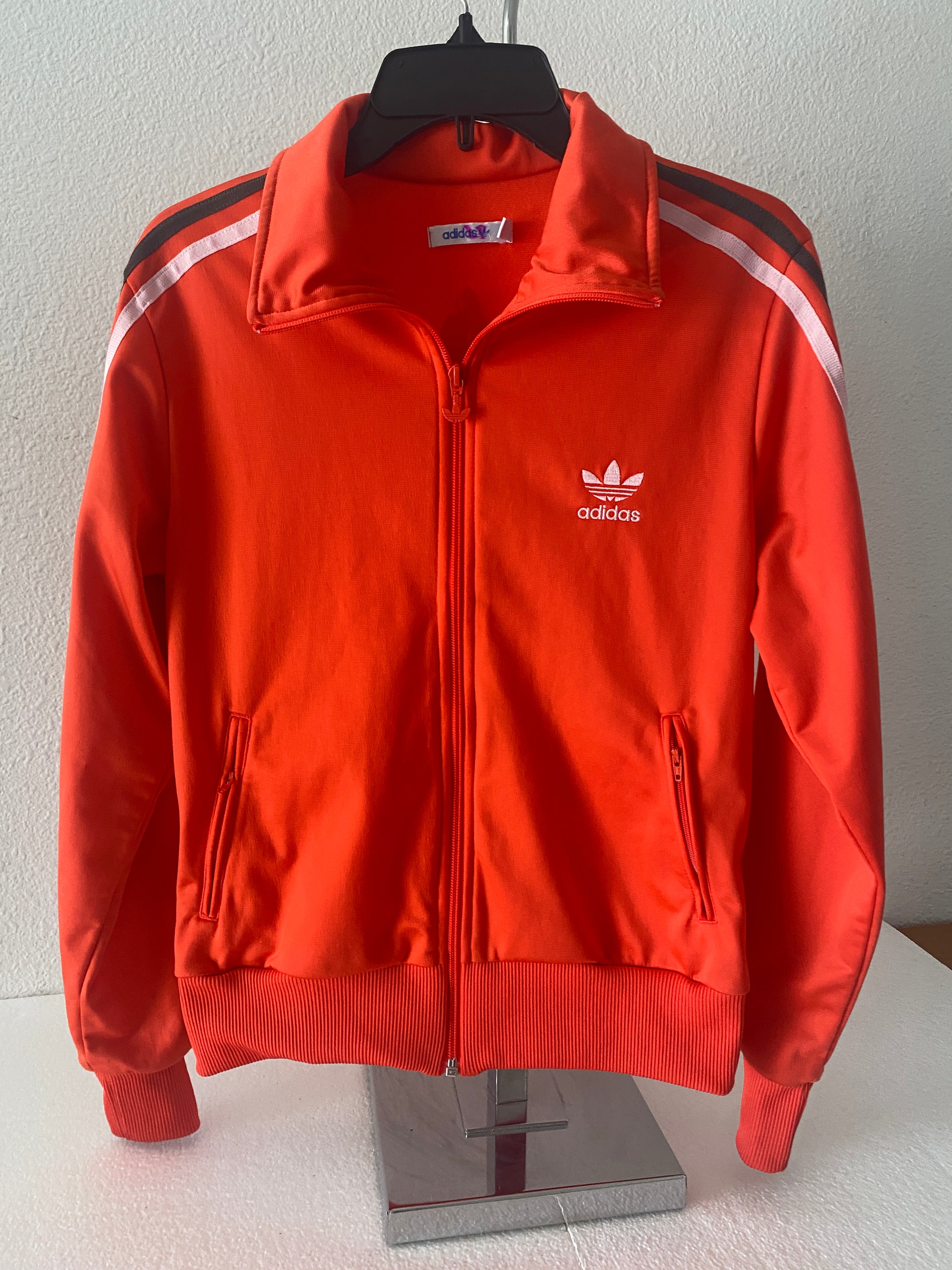 Vintage Adidas Red Track Suit Jacket 90s