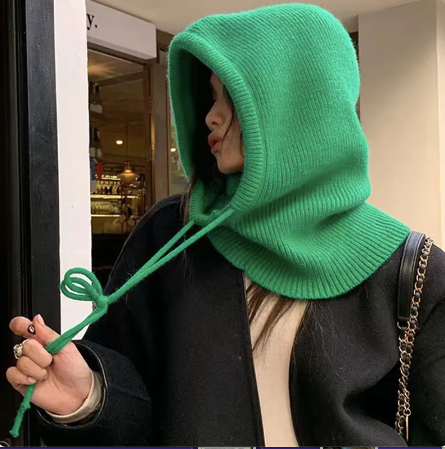 WINTER SOFT KNIT HOODIE (Color Options)