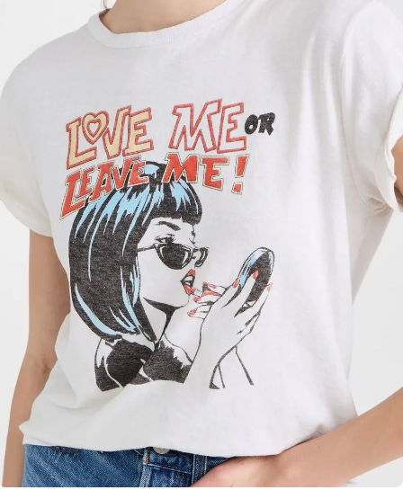 Love or Leave Me Vintage Wash Tshirt