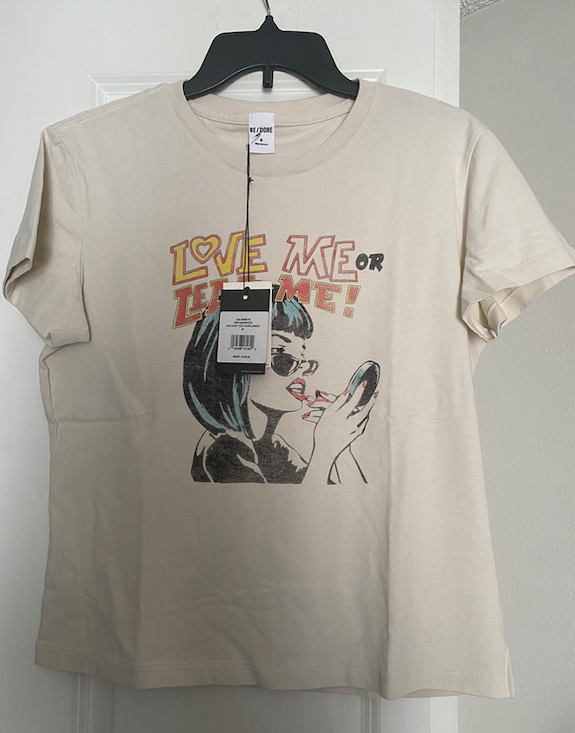 Love or Leave Me Vintage Wash Tshirt