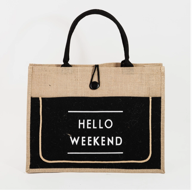 HELLO WEEKEND TOTE BAG DROPS APRIL 6