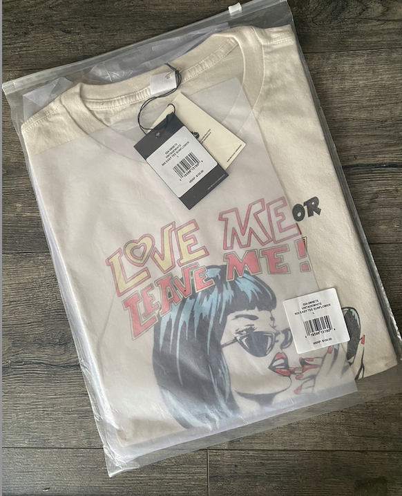 Love or Leave Me Vintage Wash Tshirt