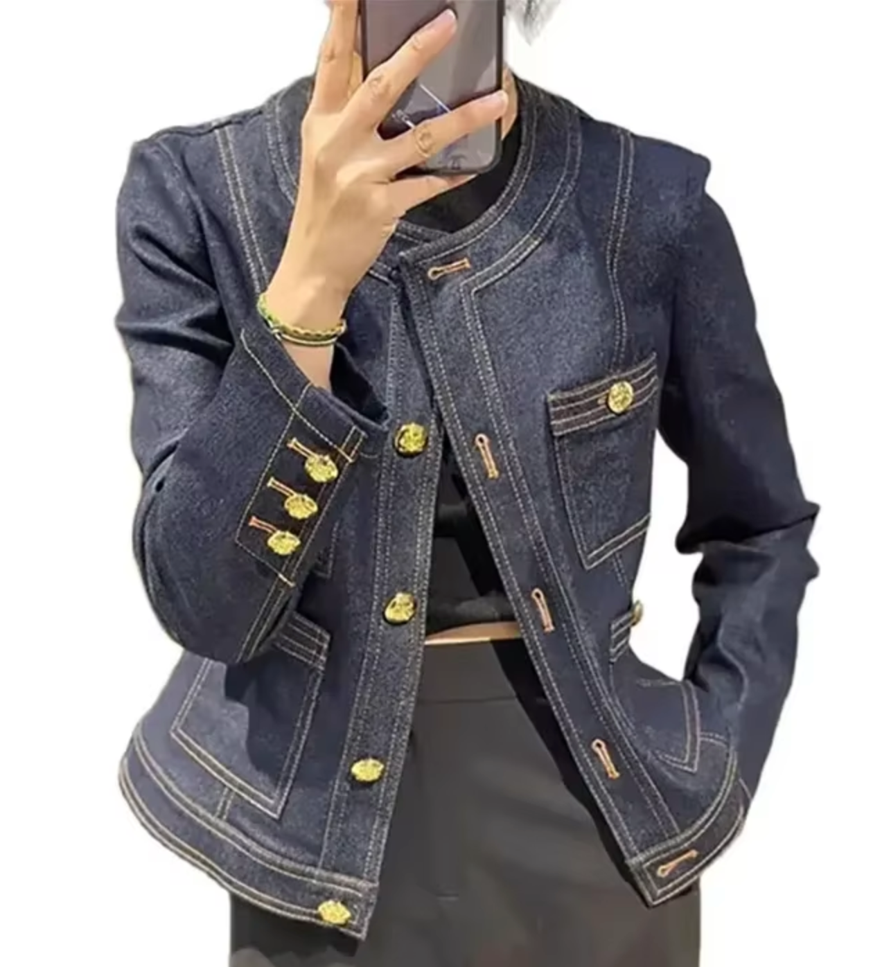 Dark Denim Elevated Jacket