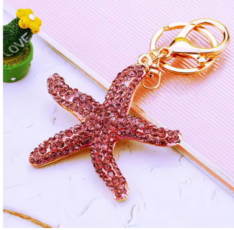 OCEANSIDE PINK RHINESTONE STARFISH