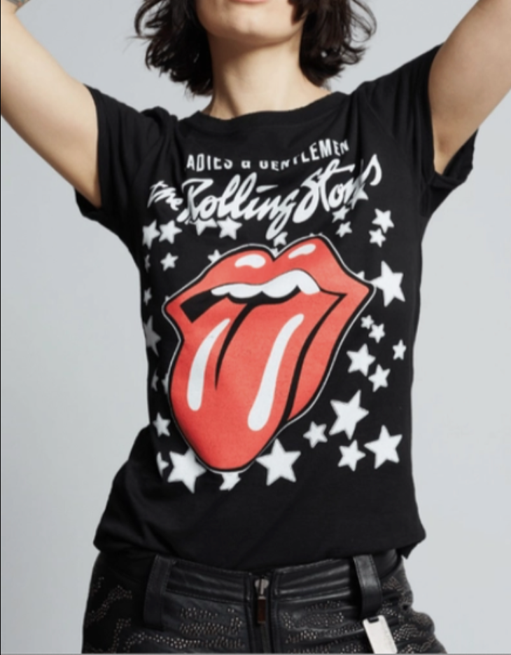 THE ROLLING STONES STARS Graphic Tshirt