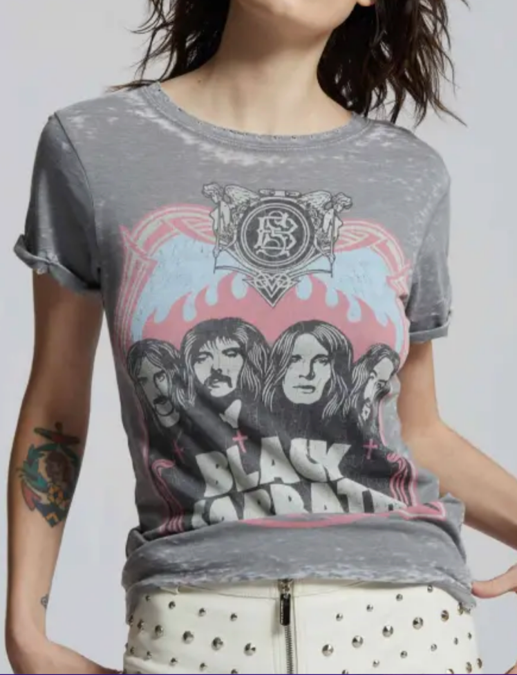 BLACK SABBATH Mineral Wash Tshirt