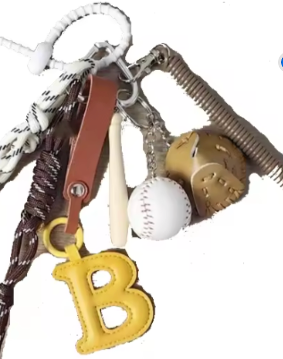 HOME RUN BASEBALL PURSE CHARM