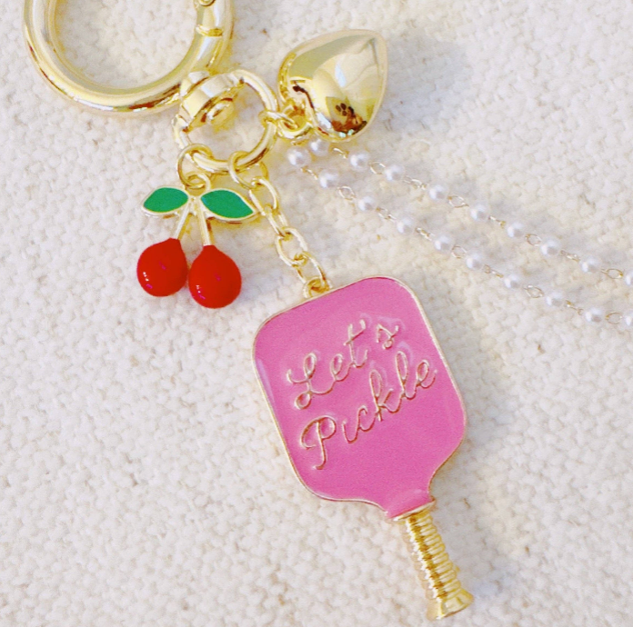 Pickleball Cherry Bag Paddle Charm – by Ellison & Young
