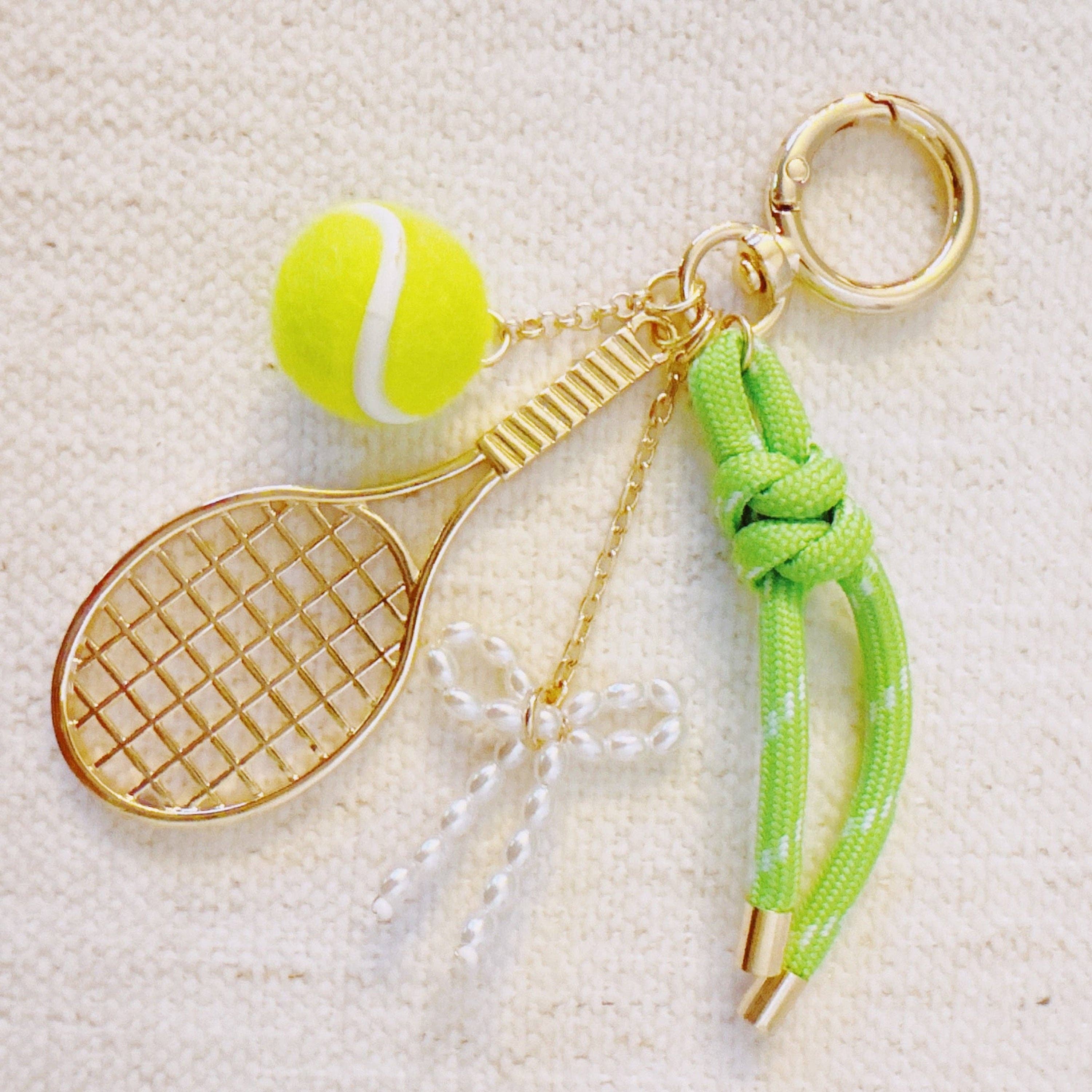 Match Point Tennis Bag Charm by Elison & Young