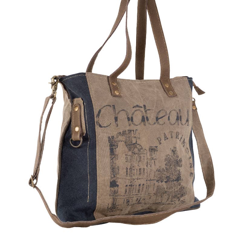Clea Ray - Chateau Canvas Shoulder Tote With Strap