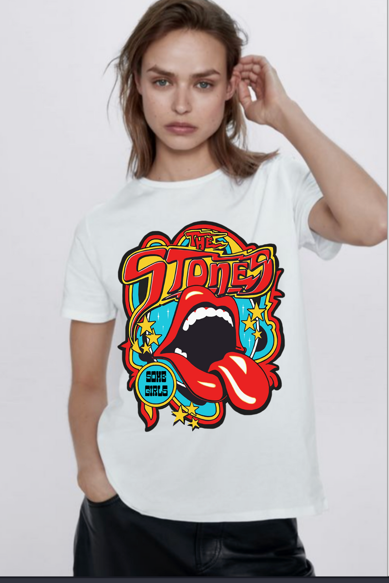 Rolling stones some girls t deals shirt