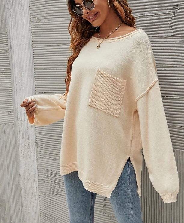 Cream Knit Oversize Sweater Gorgeous Knit