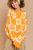 DAISY KNIT OVERSIZE SWEATER  by POl (Color Options)
