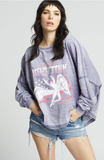 Recycled Karma Led Zeppelin One Size Graphic  Burn Out Sweatshirt DROP JUNE