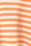 Angel Wings Warm Spice Striped Round Neck Sweater (Color Options)