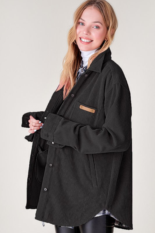 Madera Corduroy Shacket  SOFT