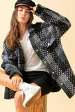 Peyton Plaid VIOLET Jacket (Color Options)