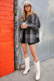 Peyton Plaid VIOLET Jacket (Color Options)