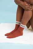 Color Block Winter Crew Socks COZY (Color Options)