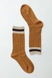 Color Block Winter Crew Socks COZY (Color Options)