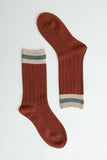 Color Block Winter Crew Socks COZY (Color Options)