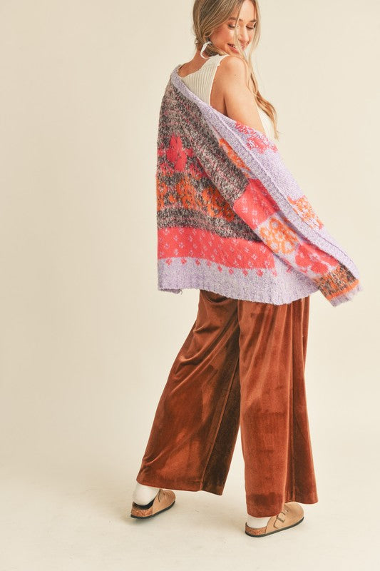 FLOWER POWER FLORAL CARDI