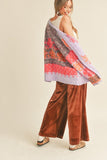 FLOWER POWER FLORAL CARDI