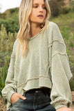 Balloon Sleeve Hoodie by Pol (COLOR OPTIONS)