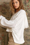 Balloon Sleeve Hoodie by Pol (COLOR OPTIONS)