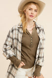Mineral Wash V Neck Henley (Color Options)