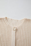 SPRING Textured Knit Buttoned Sweater Vest (Color Options)