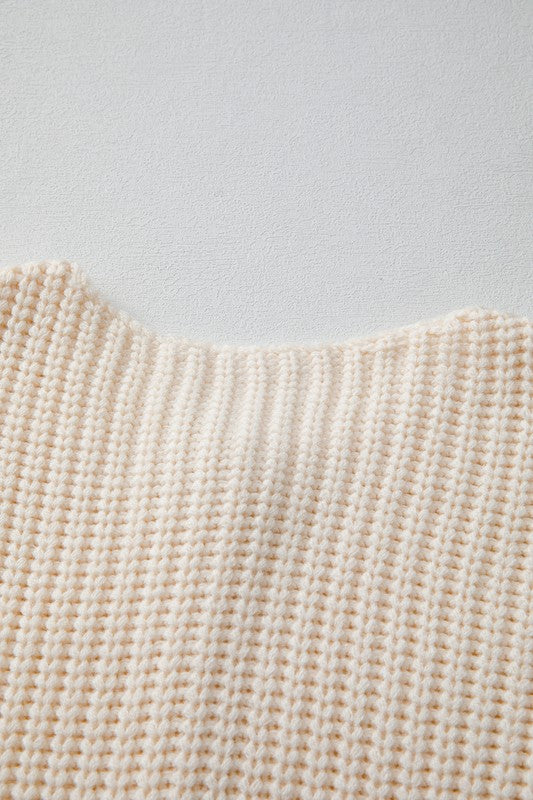 SPRING Textured Knit Buttoned Sweater Vest (Color Options)