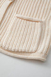 SPRING Textured Knit Buttoned Sweater Vest (Color Options)