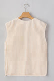 SPRING Textured Knit Buttoned Sweater Vest (Color Options)