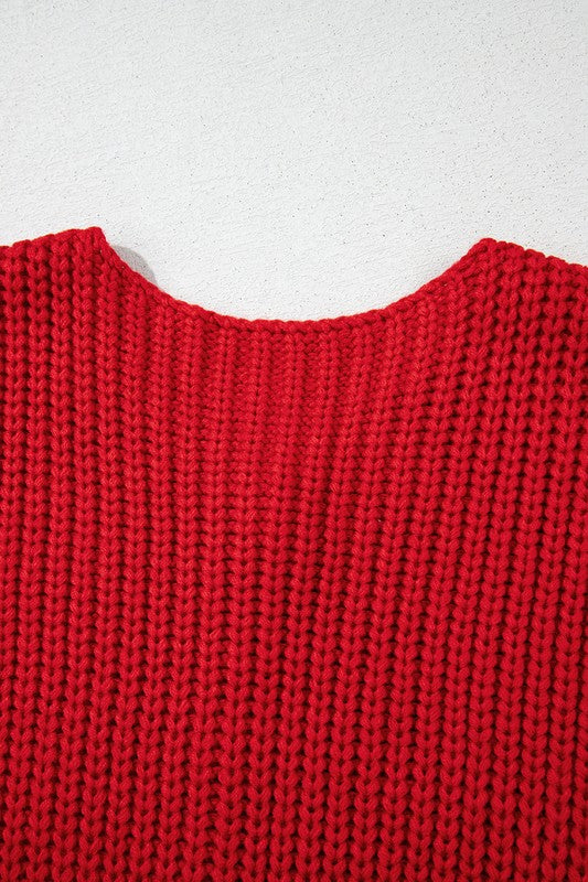 SPRING Textured Knit Buttoned Sweater Vest (Color Options)