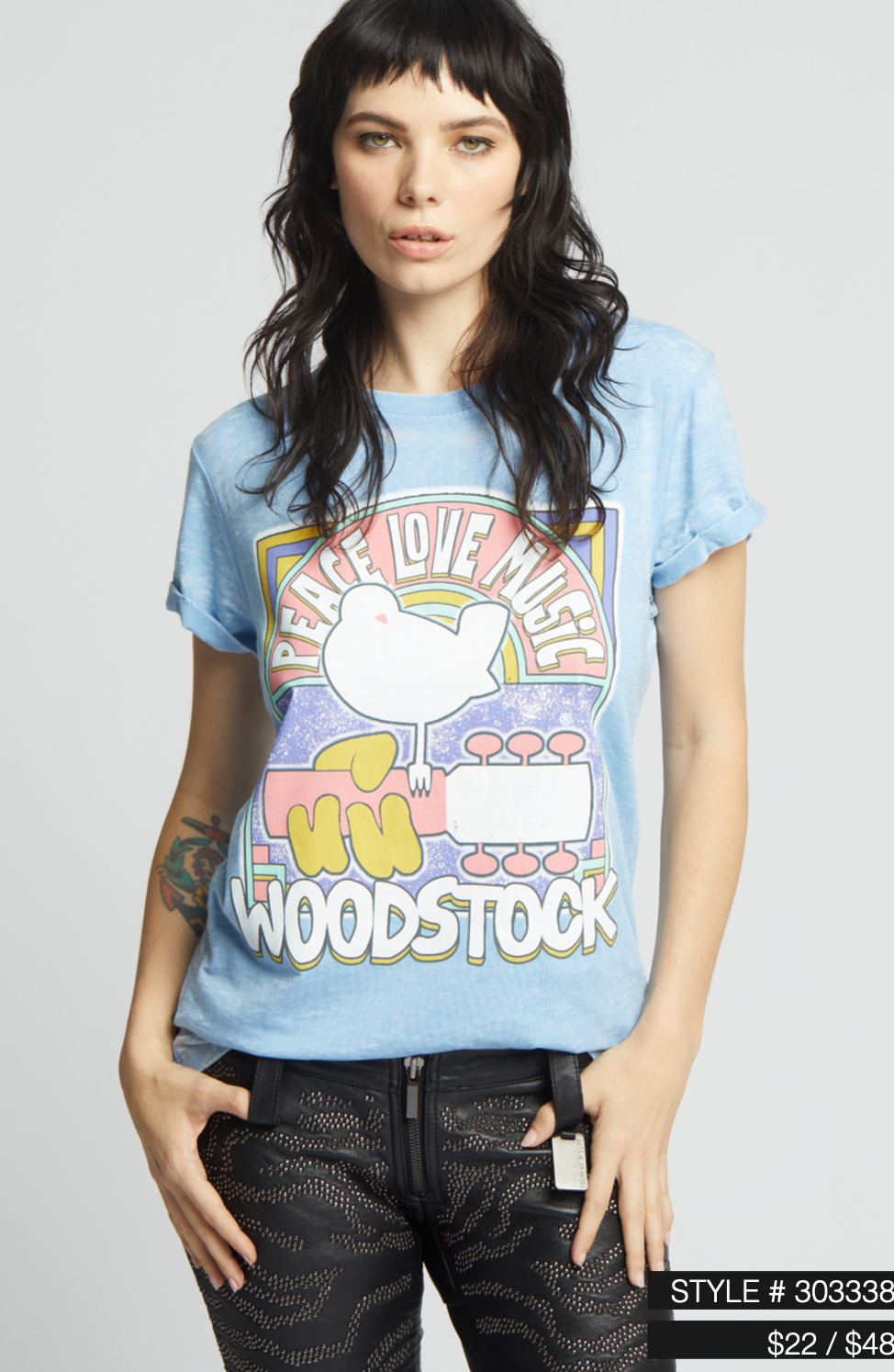 Recycled Karma Woodstock Burnout Tee