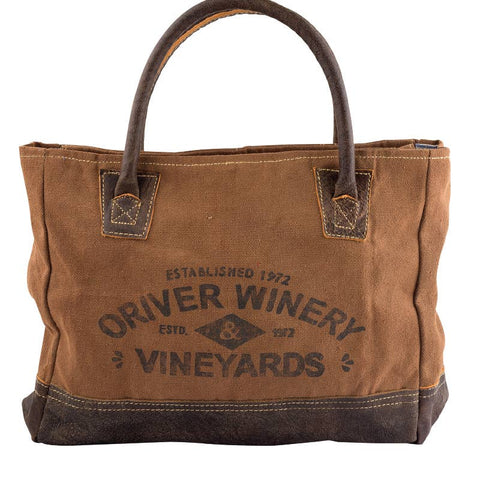 Clea Ray Canvas - Oriver Winery Tote