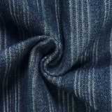 Fabulous  Vintage Vibe Striped Denim Jacket DROPS OCT 10