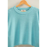 Double Zero - Cropped Oversized Sweater