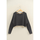 Wide Neck Drop Shoulder Relaxed Fit Sweater