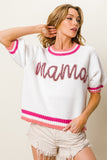 MAMA Short Sleeve Knit