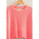 Double Zero - Cropped Oversized Sweater