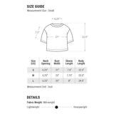 VINTAGE POINT - TC550-P7403 SANTORINI GRAPHIC BOXY CROP T-SHIRT