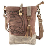 Clea Ray Canvas Bags VINTAGE INSPIRED - WHISKEY CROSSBODY BAG