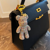 Pink Rhinestone Twinkle Teddy Bear Charm by Ellison & Young