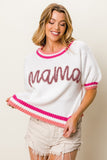 MAMA Short Sleeve Knit