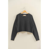 Double Zero - Cropped Oversized Sweater