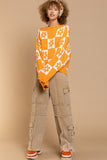 DAISY KNIT OVERSIZE SWEATER  by POl (Color Options)