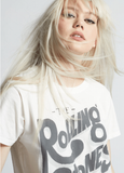 Recycled Karma - 302510 - 930 The Rolling Stones Bus Trip Unisex Tee: White / S